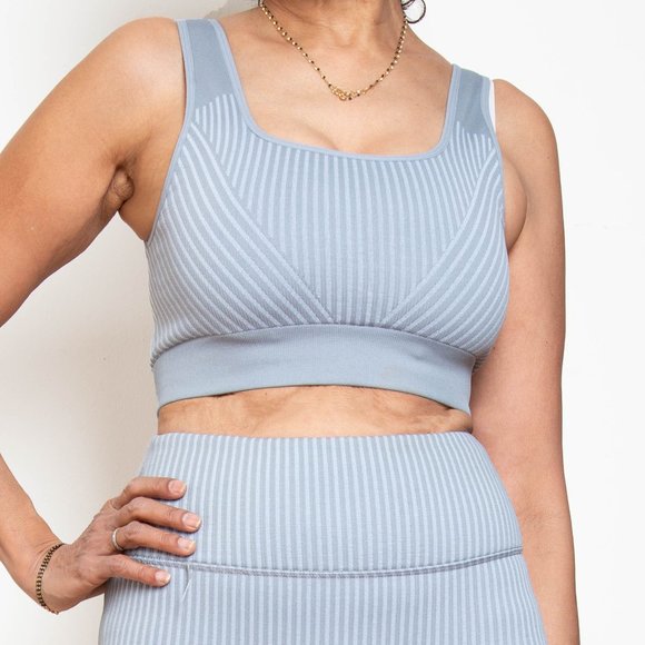 Fabletics Athleisure Set, Ribbed Raincloud Size M - Picture 2 of 6